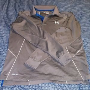 Grey long sleeve cold gear pullover